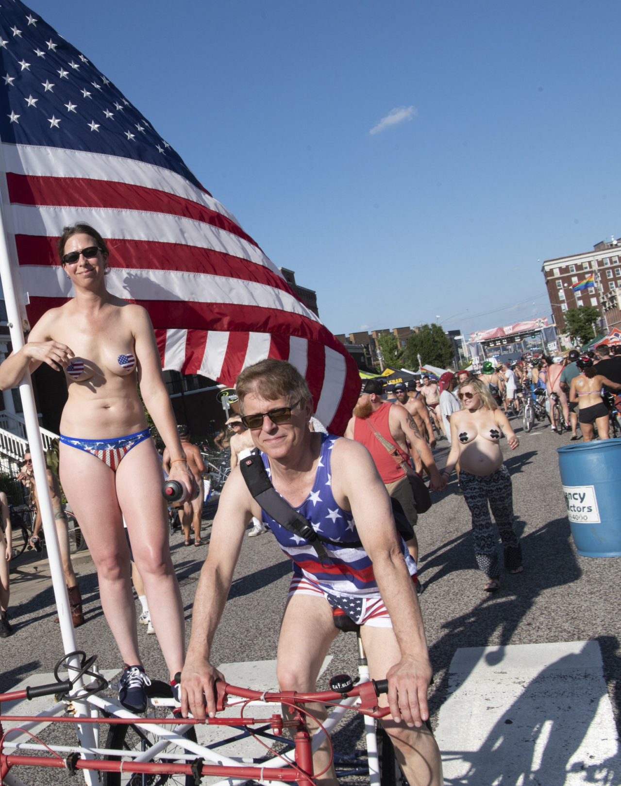 2019 World Naked Bike Ride in St. Louis
